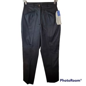 New Relativity Petite‎ Classic Fit Size 4 Black Career Straight Leg Pants Slacks